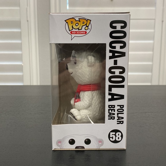 Funko Coca-Cola Diamond Collection Pop! Ad Icons Coca-Cola Polar Bear Figure - Picture 4 of 11